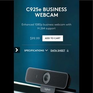Brand New Logitech Webcam C925e